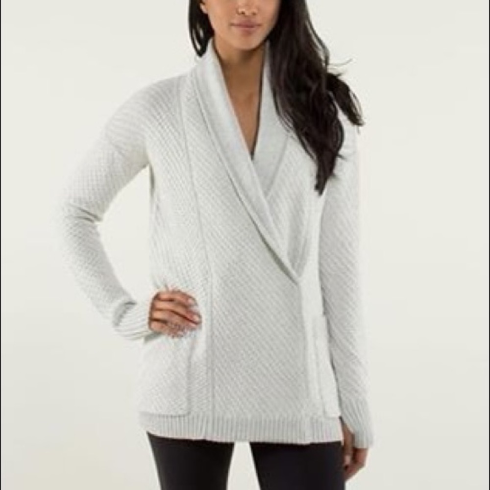 Lululemon Post Practice Cardigan Size 4